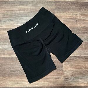 Alphalete Women's Black Amplify Shorts XS